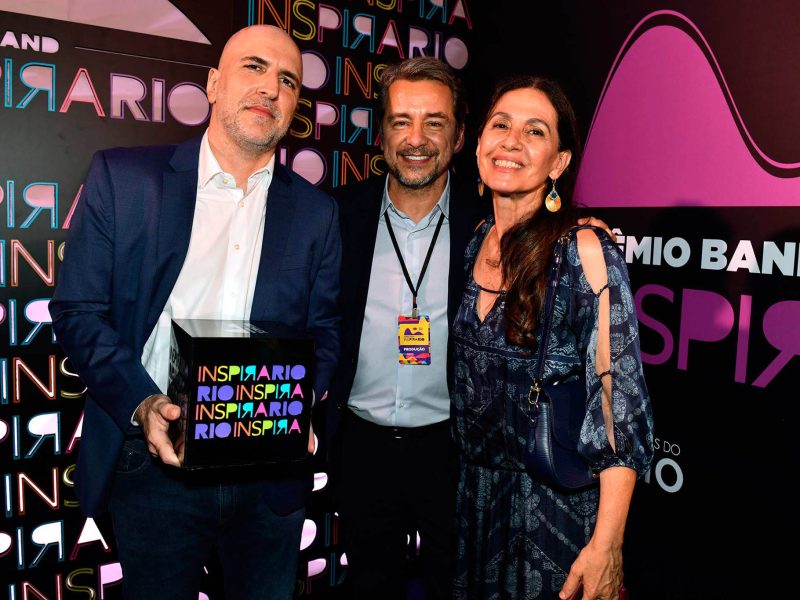 Antonio Tabet, Carlos Vieira e Flora Gil