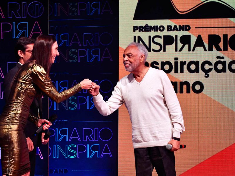 Glenda Kozlowski e Gilberto Gil