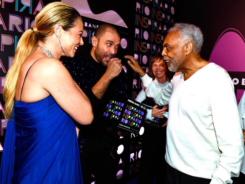 Paola Oliveira, Diogo Nogueira, Deborah Colker e Gilberto Gil
